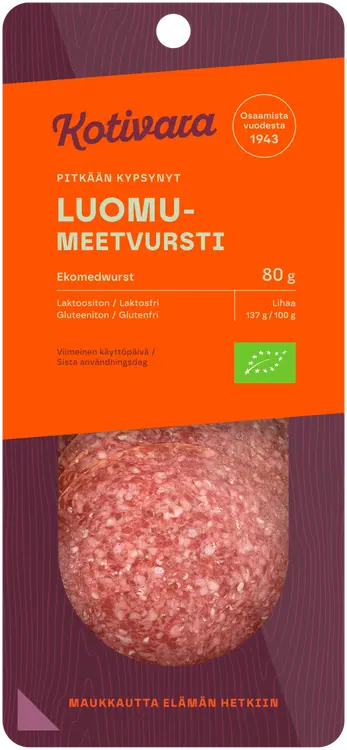 Kotivara Luomumeetvursti 80 g