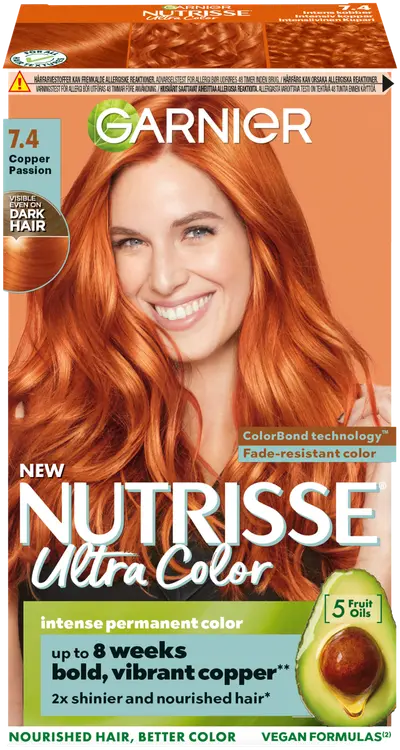 Garnier Nutrisse Ultra Color 7.4 Intensiivinen kupari kestoväri 1kpl