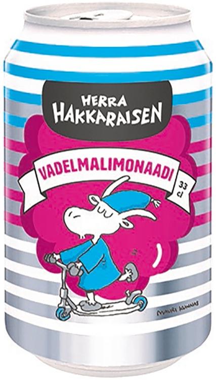 Herra Hakkarainen vadelmalimonaadi 0,33L