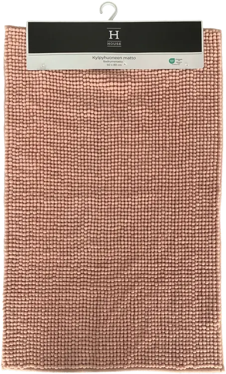 House kylpyhuonematto Chenille 50x80 cm roosa