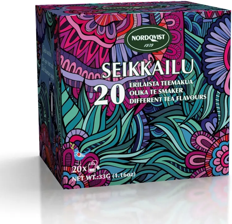 Nordqvist Seikkailu 33g pussitee lajitelmapakkaus