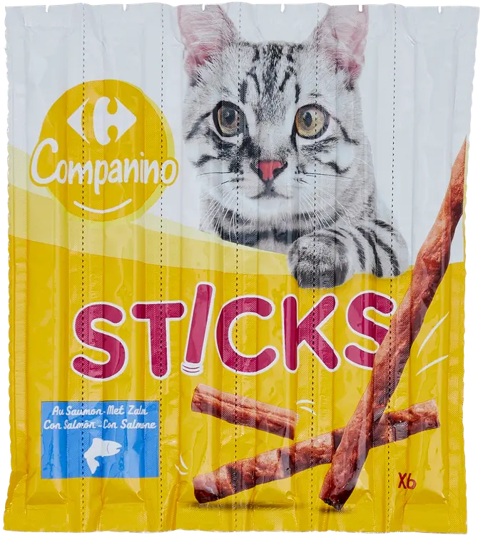 Carrefour lohitikku kissalle 6x5g