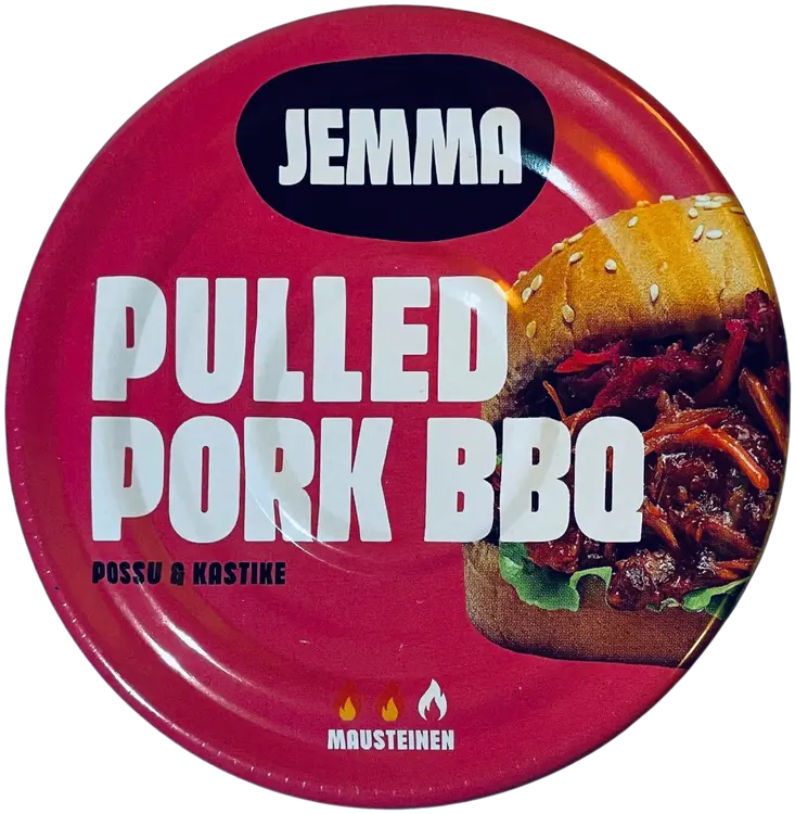 Jemma Pulled Pork BBQ nyhtöpossua kastikkeessa 210 g