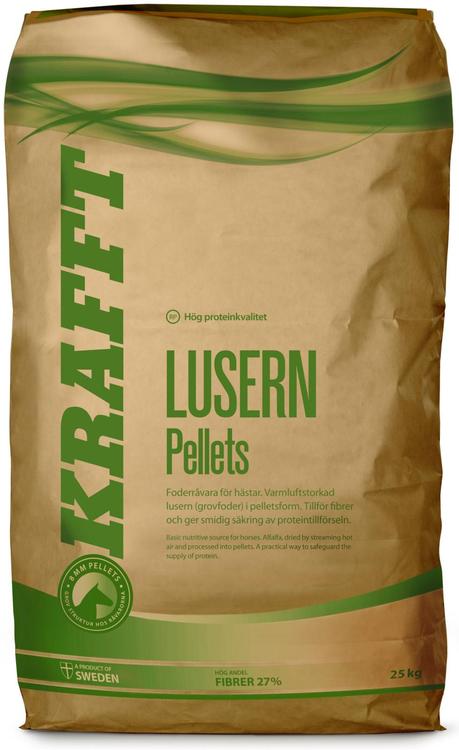 Krafft Lucerne Pellets hevosrehu 25 kg