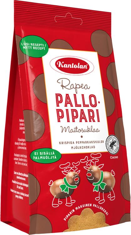 Kantolan Pallopipari maitosuklaa piparkakkupallo 150g