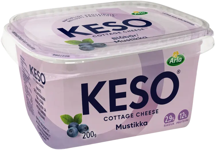 Arla Keso raejuusto mustikka 200 g