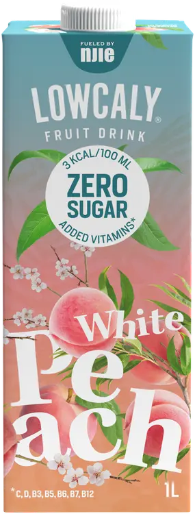 Lowcaly White Peach hedelmämehujuoma 1L