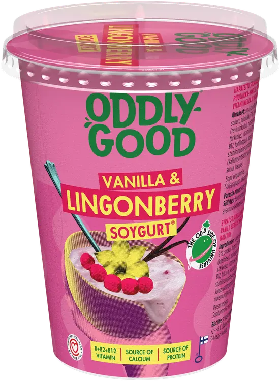 Oddlygood® Soygurt 400 g puolukka & vanilja