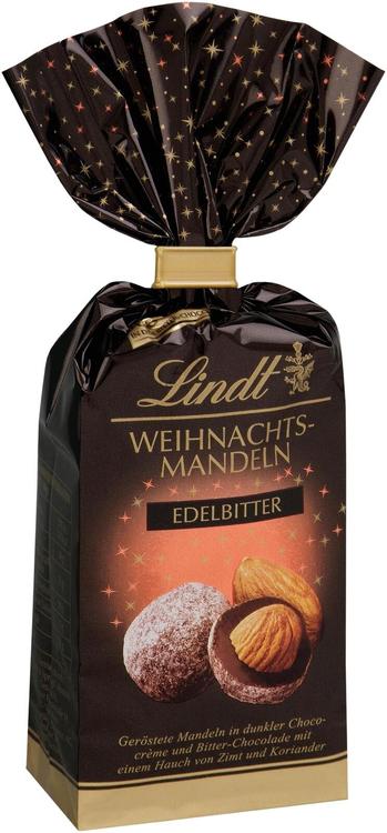 Lindt WEIHNACHTSMANDELN Mandeln manteli 70% tumma suklaakreemi, ripaus kanelia ja korianteria 100g