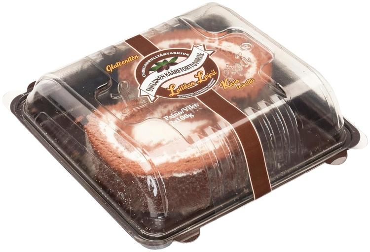 Laitilan Leipä Suklainen kääretorttuviipale 2x100 g Gluteeniton, Laktoositon, Maidoton