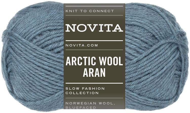 Novita lanka Arctic Wool Aran 100 g ikijää124