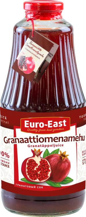 Euro-East Granaattiomenatäysmehu 100% 1,0l