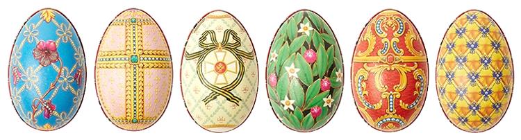 Dreimeister 90g Decor metal eggs faberge suklaamunat