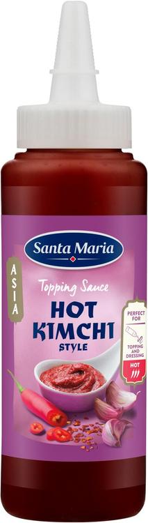 Santa Maria 250ml Topping Sauce Hot Kimchi Style, tulinen korealainen maustekastike