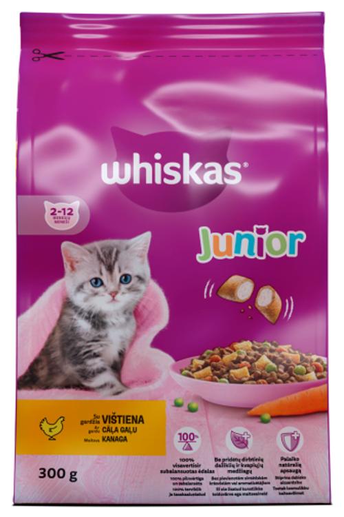 Whiskas Juunior kuivtoit  kanaga  300g