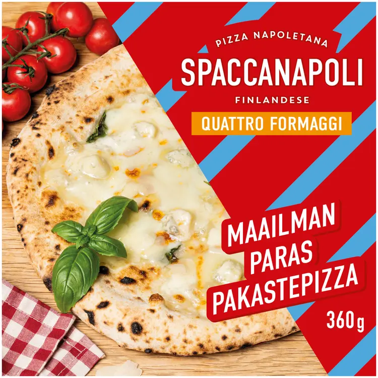 Spaccanapoli quattro formaggi-pizza 360g