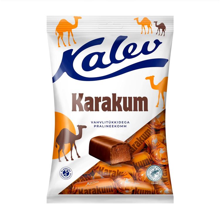 .KALEV KARAKUM PRALINEEKOMPVEKID 175G