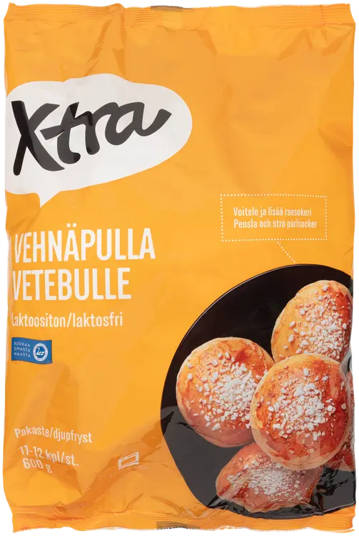 Xtra Vehnäpulla 600 g 11-12 kpl pakaste