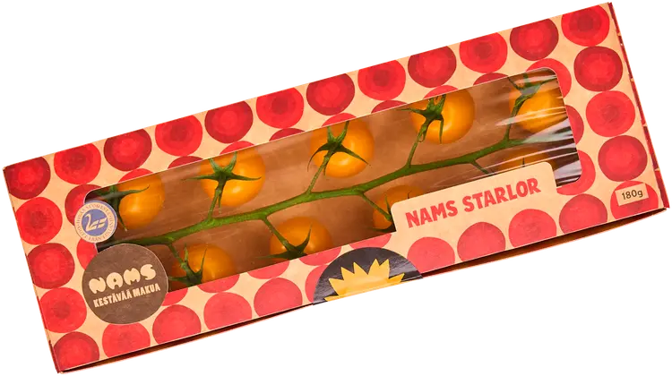 Nams Starlor keltainen terttukirsikkatomaatti 180g