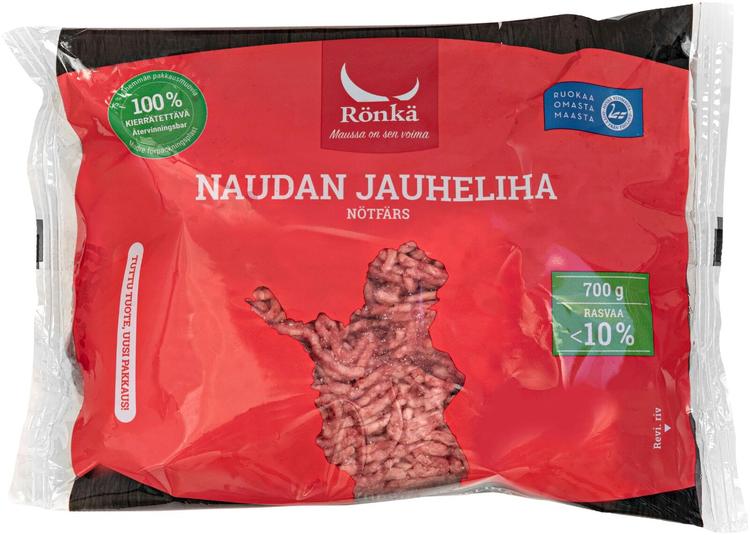 Rönkä Naudan jauheliha 10% 700g