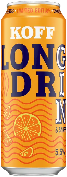 Koff Long Drink Snappy Citrus long drink 5,5 % tölkki 0,5 L
