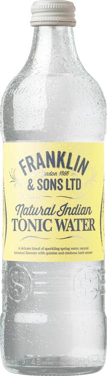 Franklin & Sons LTD Natural Indian Tonic Water 500ml tonic-pullo