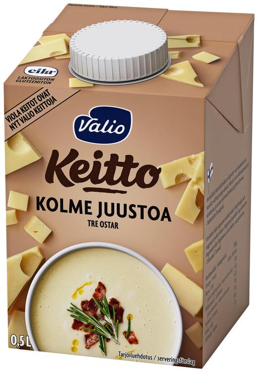 Valio kolme juustoa keitto 5 dl UHT laktoositon