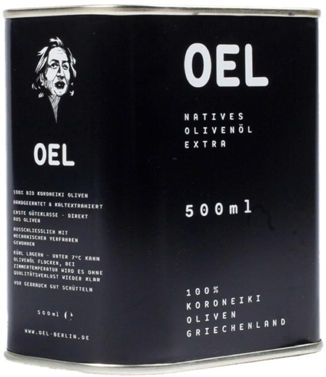 OEL 500 ml Luomu Ekstra-neitsytoliiviöljy