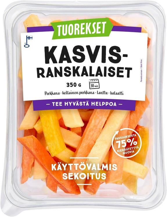Tuorekset Kasvisranskalaiset 350 g