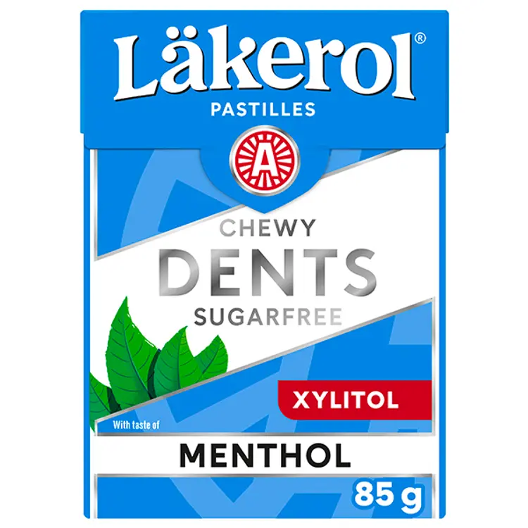 Läkerol Dents Menthol ksylitolipastilli 85g