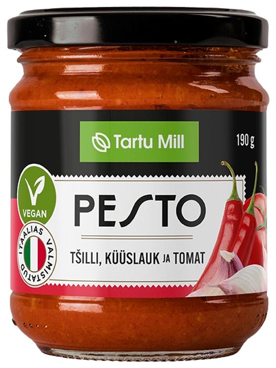 Pesto tšilli, küüslauk ja tomat 190g