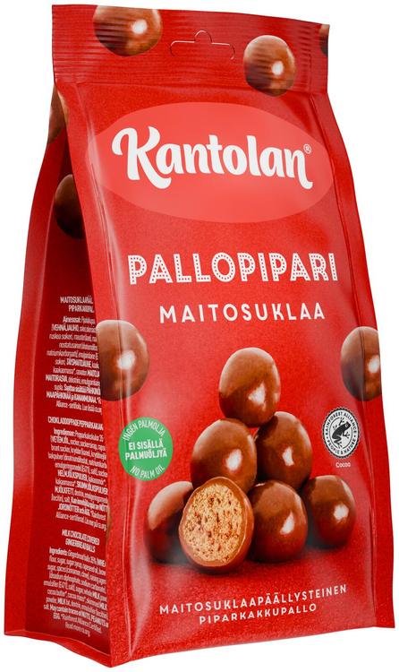 Kantolan Pallopipari maitosuklaa piparkakkupallo 150g
