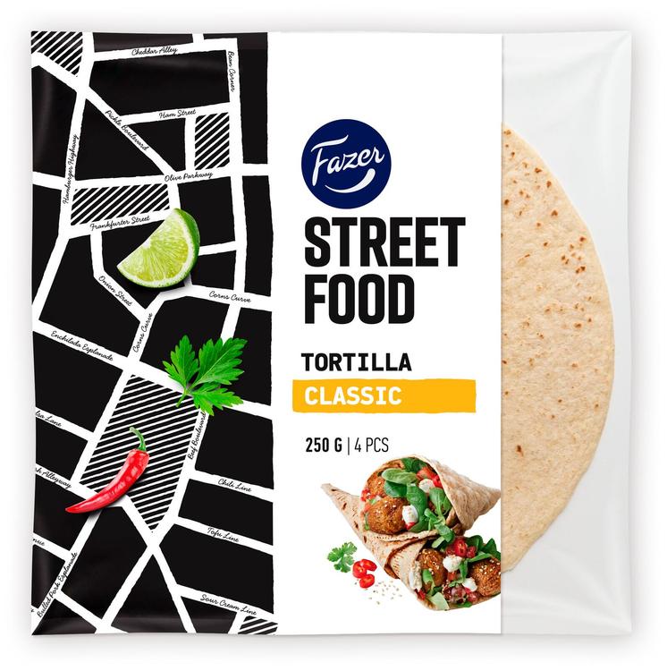 Fazer Street Food Classic tortilla 250g *