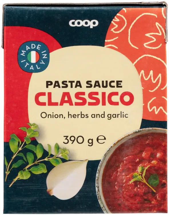Coop pastakastike classico 390 g