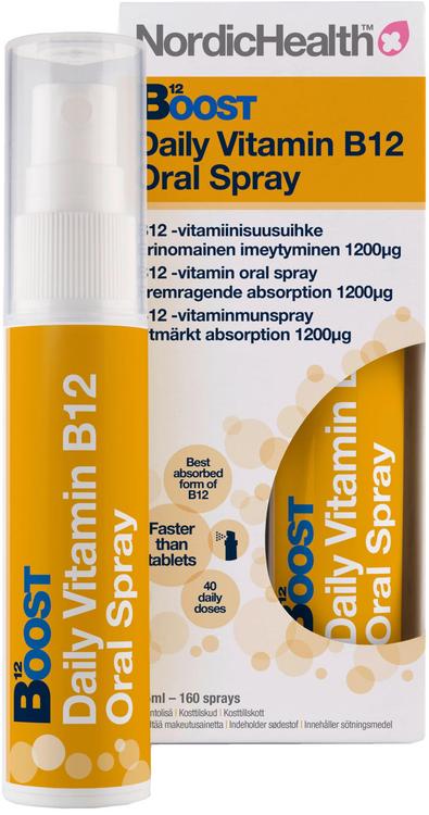 Suukaudne pihusti B12 vitamiiniga 25 ml