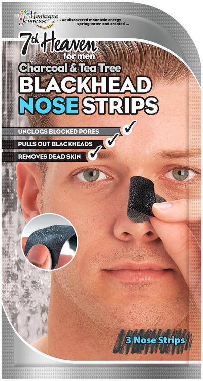 Ninapuhastusplaastrid Men Charcoal&Tea Tree 3tk