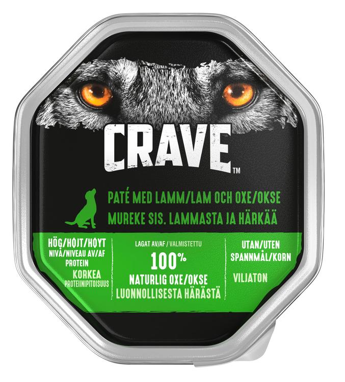 Crave koeratoit lamba ja veiselihaga 150g