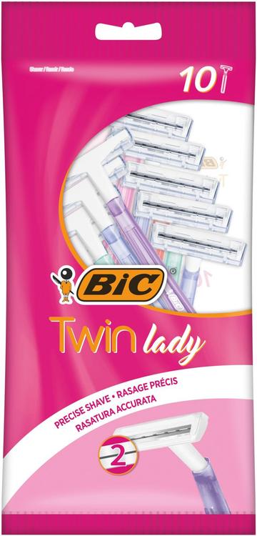 Ühekordsed raseerijad Twin Lady 10 tk
