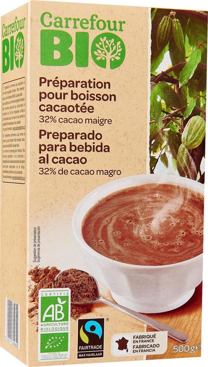 Carrefour Bio kakaojoogipulber 500g