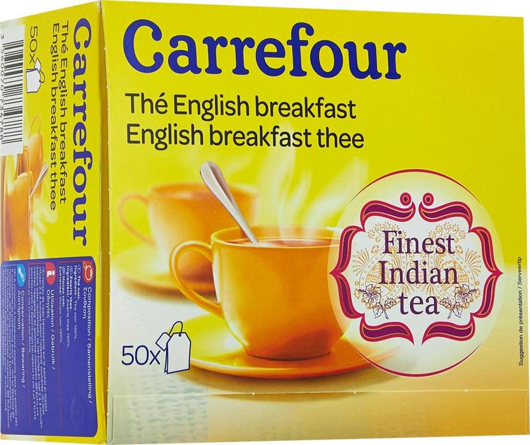 Carrefour English Breakfast tee  50X2g