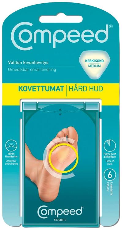 Plaastrid kõvale nahale 6tk
