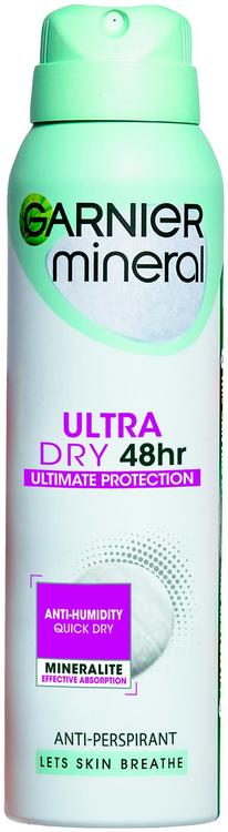 Spreideodorant Mineral Ultra Dry 150 ml