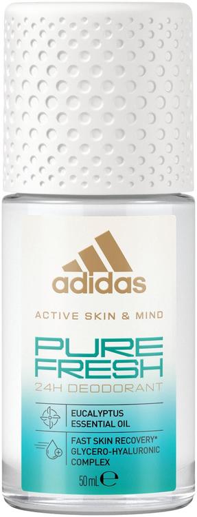 Adidas rulldeodorant pure fresh eukalüptusega 50ml