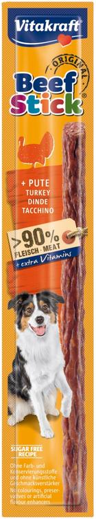 Närimispulgad veise- ja kalkunilihaga koerale 12 g