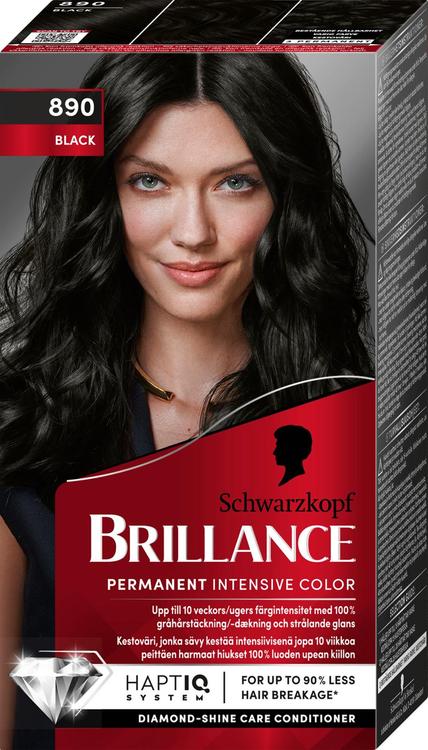 Juuksevärv Brillance 890 Black
