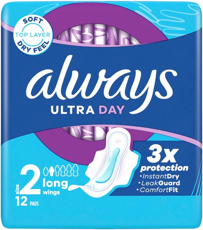 Always Ultra Long hügieeniside 12 tk