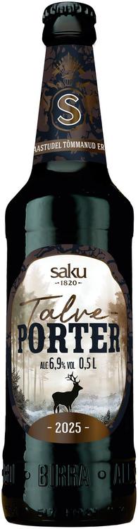 Saku Talveporter õlu 6,9%vol 500 ml