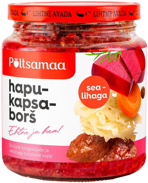 Hapukapsaborš sealihaga 530 g