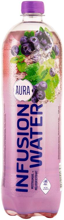 Aura Infusion mustika-melissi ekstraktiga 1L