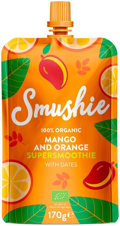 Salvest Smushie mango, apelsini ja datlitega, 170 g